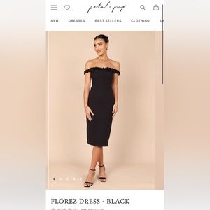 Petal and Pup Florez Dress in Black, Women’s, size 2